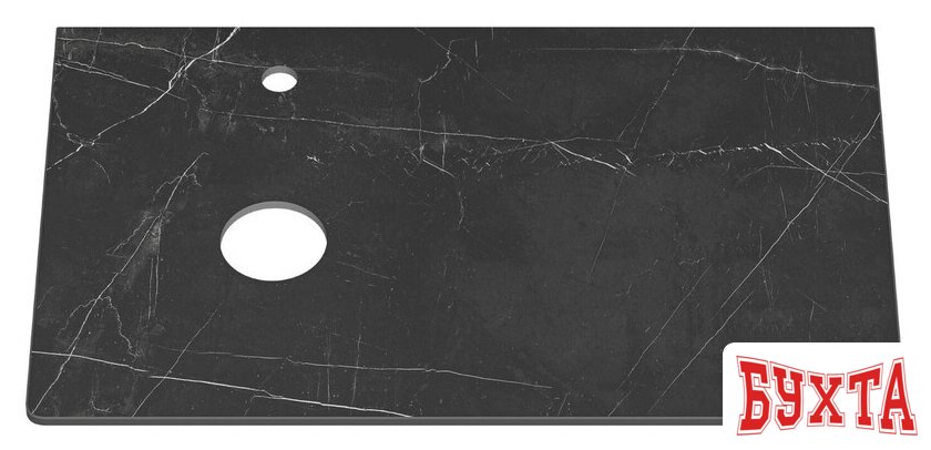 Мебель для ванных комнат Misty Столешница Роял 80 VS03-80 (черный) 2