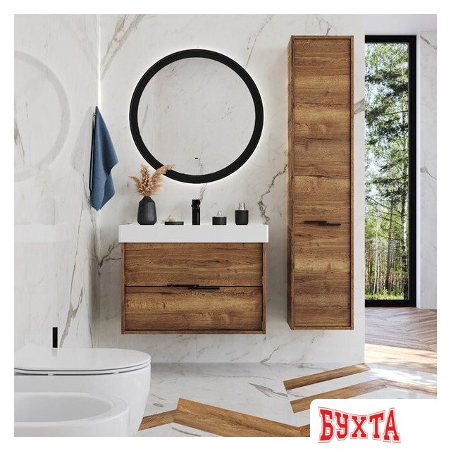 Мебель для ванных комнат Briz Тумба с умывальником Тесо 65 243 03-18065-17 00 ВЕЛ 5