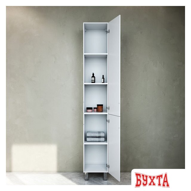 Мебель для ванных комнат AM.PM Шкаф-пенал для ванной Gem M90CSR0306WG 2