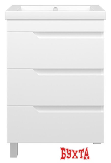 Мебель для ванных комнат Misty Тумба под умывальник Софт 60 П-Соф-01060-0113Я 2