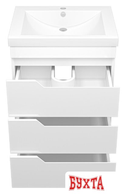 Мебель для ванных комнат Misty Тумба под умывальник Софт 60 П-Соф-01060-0113Я 3