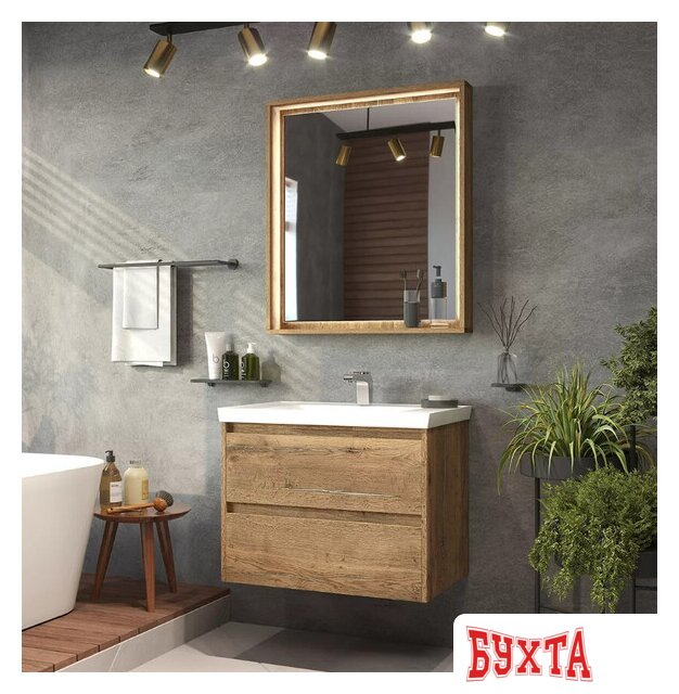 Мебель для ванных комнат Brevita Зеркало DAL-02060-074 3