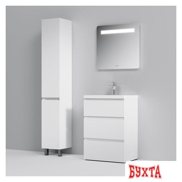 Мебель для ванных комнат AM.PM Тумба под умывальник Gem S 60 M91FSX0602WG (белый) 2