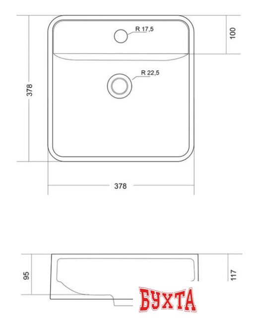 Умывальник Madera Venera 40 2