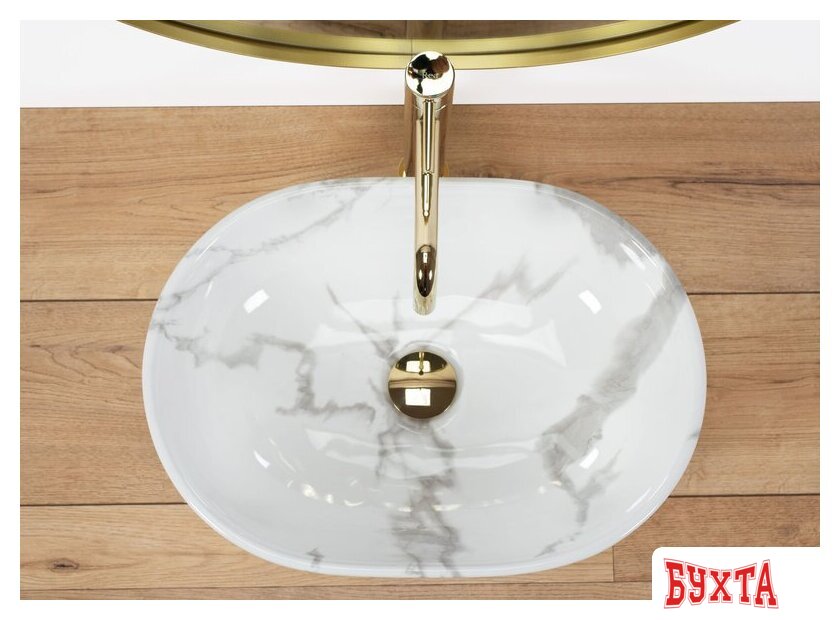 Умывальник Rea Amelia Marmo Shiny REA-U8001 3