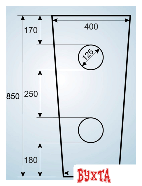 Умывальник Gid Nb131ws (белый матовый под камень) 2