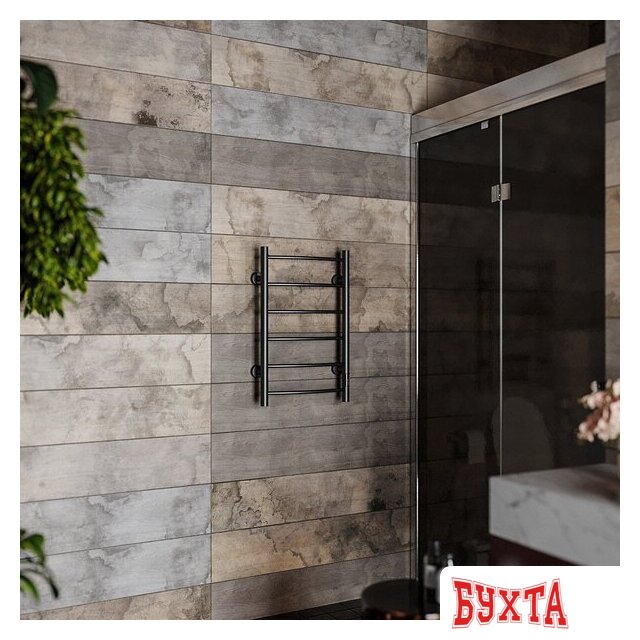 Полотенцесушитель Roxen Santi BK-109AW-6T 11030-4365B (черный) 4