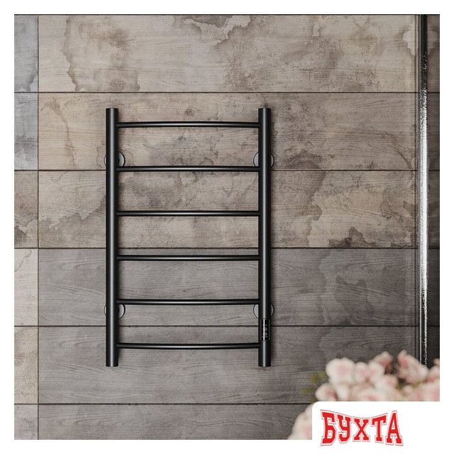 Полотенцесушитель Roxen Santi BK-109AW-6T 11030-4365B (черный) 5