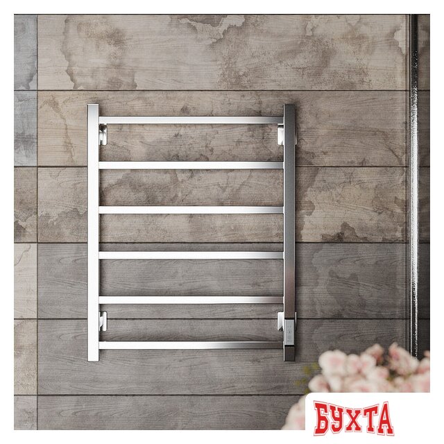 Полотенцесушитель Roxen Square BK-109S-6T 11050-5365C (хром) 4