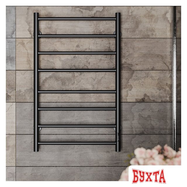 Полотенцесушитель Roxen Caspia BK-109W-8T 11070-5385B (черный) 4