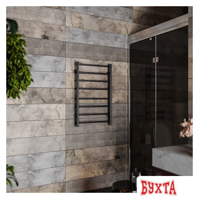 Полотенцесушитель Roxen Caspia BK-109W-8T 11070-5385B (черный) 5