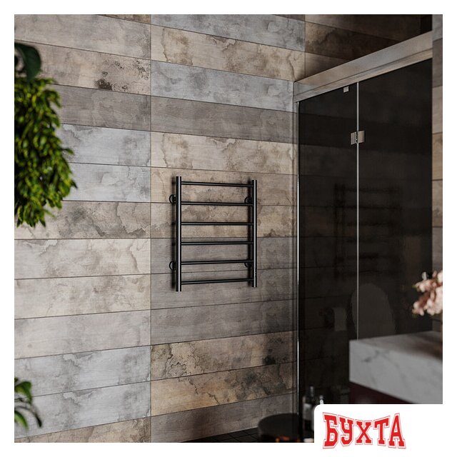 Полотенцесушитель Roxen Caspia BK-109W-6T 11070-5365B (черный) 5