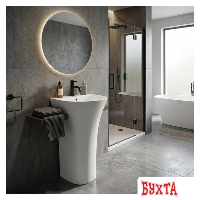 Умывальник Rea Rita Slim 48x42 Reau9901 1