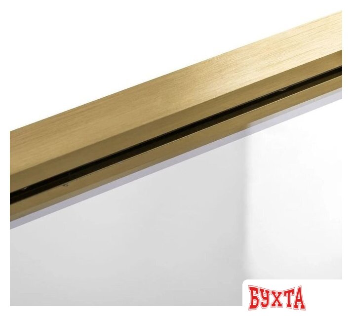 Стеклянная шторка для ванны Rea Elegant 80 (матовое золото/прозрачное стекло) 5