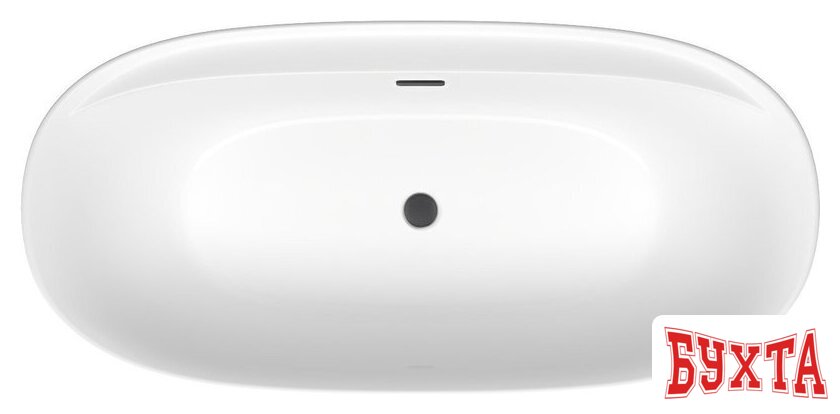 Ванна Wellsee Pro Line 170x80 28750103R (отдельностоящая ванна белый глянец, экран, ножки, сифон-автомат матовый черный) 4