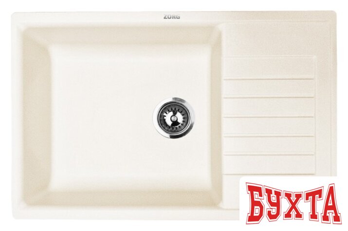 Кухонная мойка ZorG Dello 78 (слоновая кость) 1