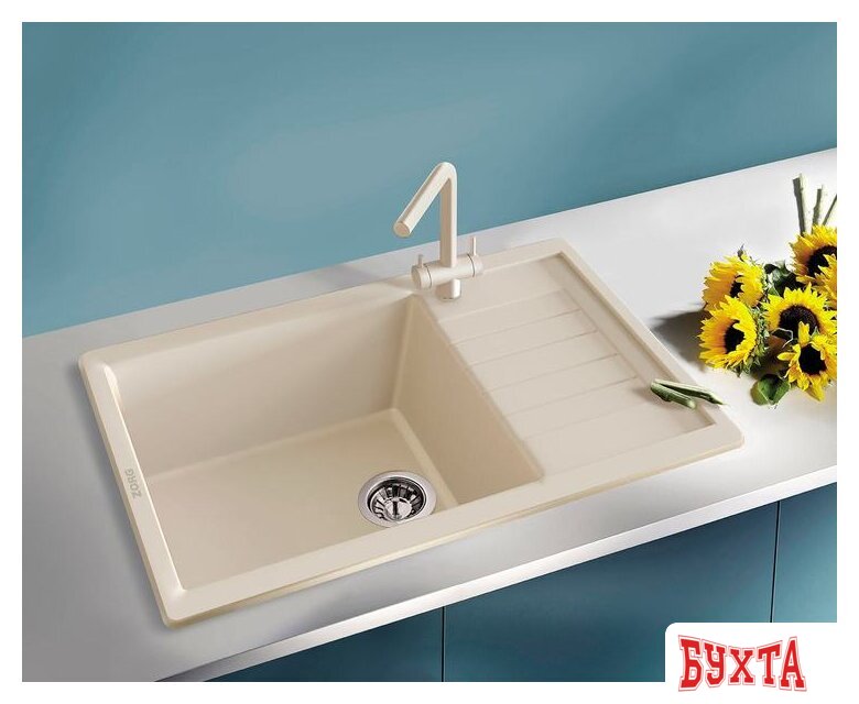 Кухонная мойка ZorG Dello 78 (серый жемчуг) 3