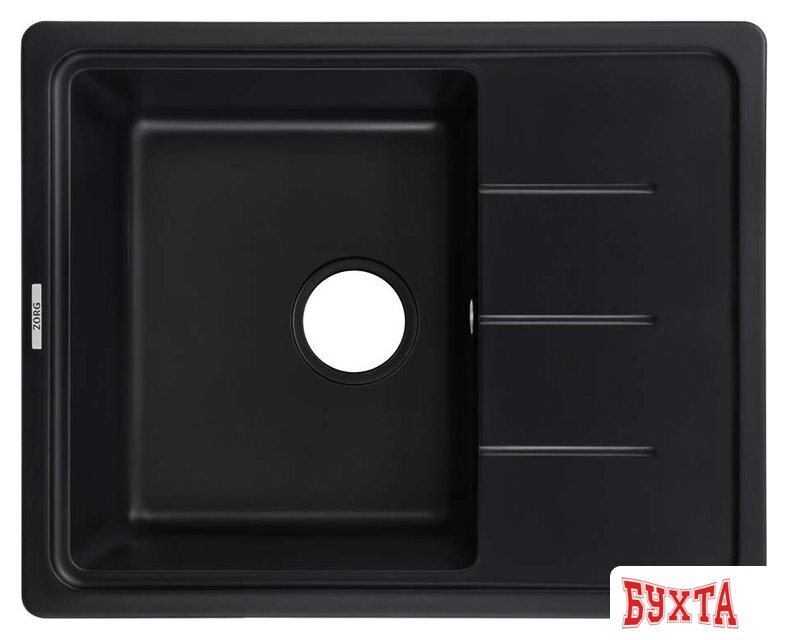 Кухонная мойка ZorG Torino 62 (черный оникс)