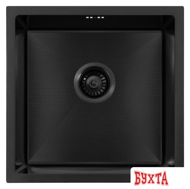 Кухонная мойка ARFEKA ECO AR 450*450 BLACK PVD NANO DECOR 2