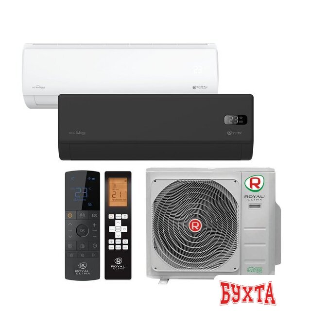 Кондиционер Royal Clima Multi Flexi EU ERP Upgrade 2RMN-18HN/OUT / RCI-TMN09HN + RCI-VT09HN