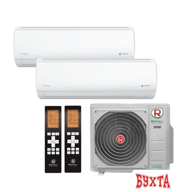 Кондиционер Royal Clima Multi Flexi EU ERP Upgrade 2RMN-14HN/OUT / RCI-TMN09HN + RCI-TMN09HN