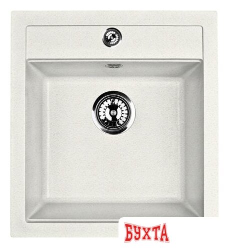 Кухонная мойка ZorG Como 46 (белый камень) 1