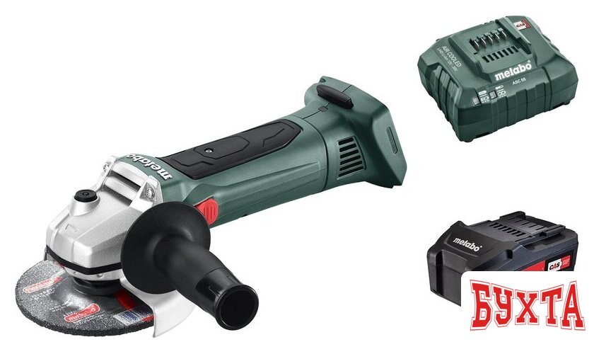 Угловая шлифмашина Metabo W 18 LTX 125 T04155 (с 1-м АКБ 4 Ah)