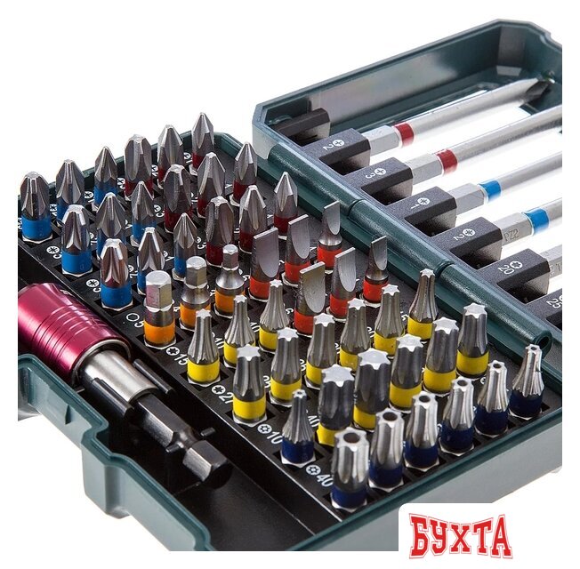 Набор бит Metabo 626702000 (56 предметов) 5