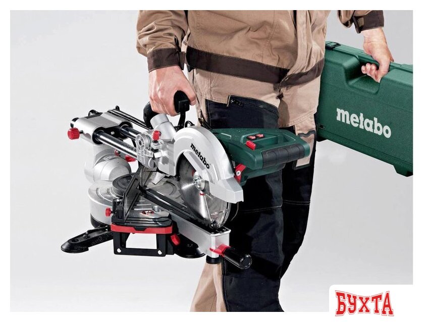Торцовочная пила Metabo KGS 216 M с линейкой T04102 4
