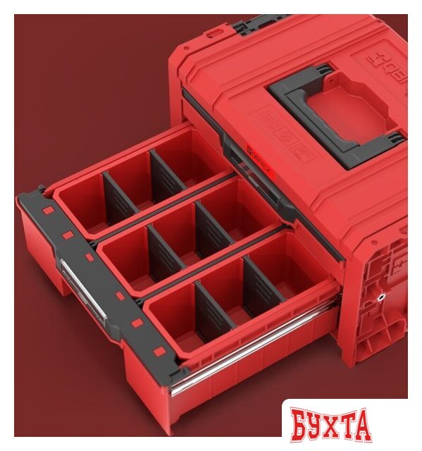Ящик для инструментов Qbrick System PRO Drawer 2 Toolbox 2.0 Expert Red Ultra SKRQPROD2E2CCZEPG001 3