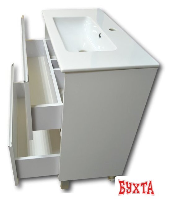 Мебель для ванных комнат Гамма Тумба с умывальником Люкс 12 У-80 Практико-44080 2