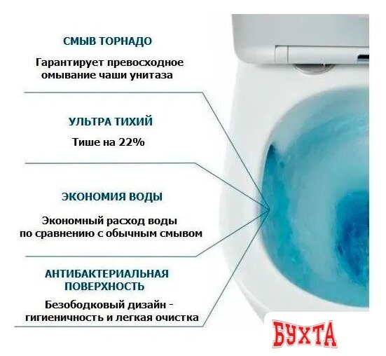 Унитаз напольный Cerutti Vince Tornado CT10373 2