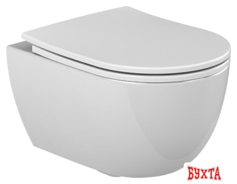 Унитаз подвесной CeraStyle Bella HC00506PN00