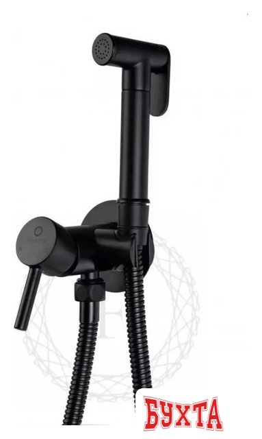 Гигиенический душ Filarete Roun FL100 (черный матовый) 3