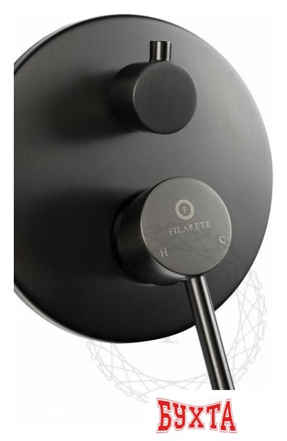 Душевая система Filarete Roun FL1024 (графит) 5