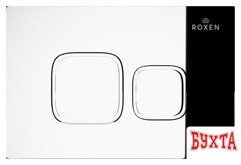 Унитаз подвесной Roxen Attach 966940 (кнопка хром глянец) 2