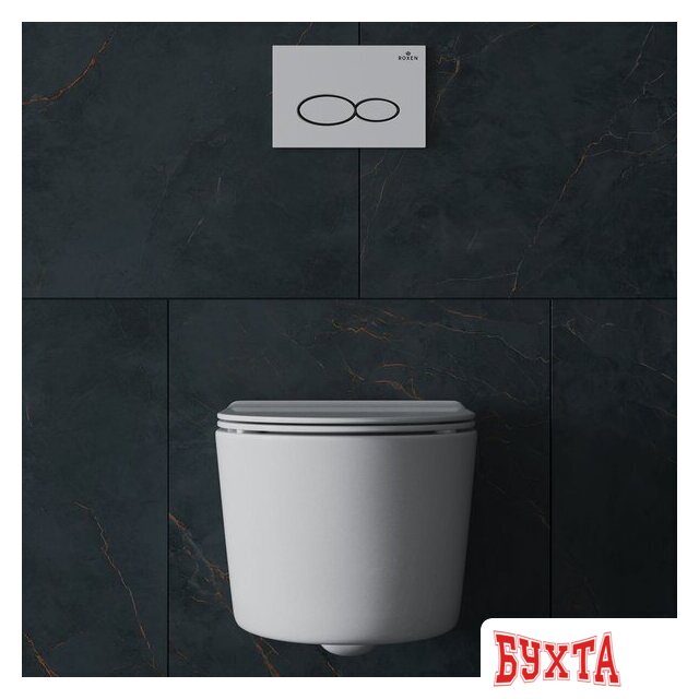 Унитаз подвесной Roxen Simple Compact 530120-01 Rimless Soft Close 3