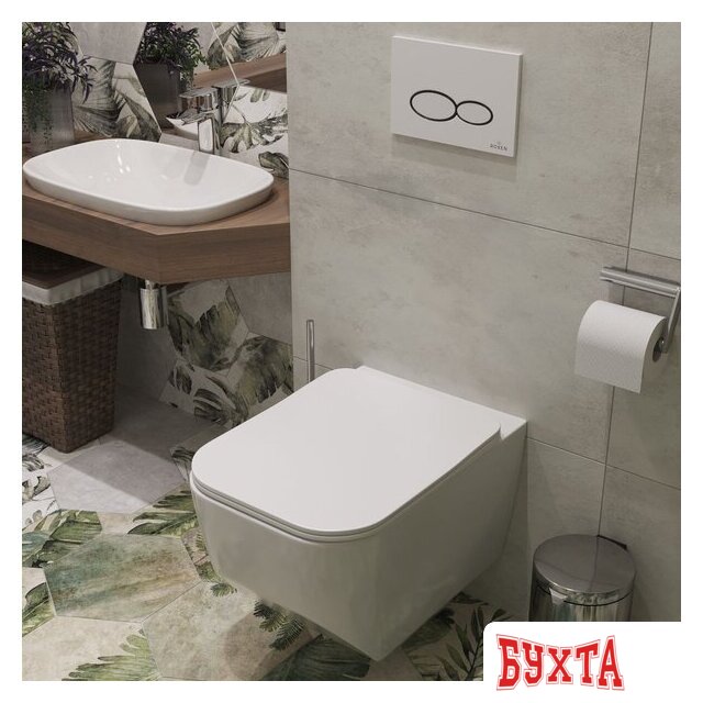 Унитаз подвесной Roxen Boro 530145-01 Rimless Soft Close 4