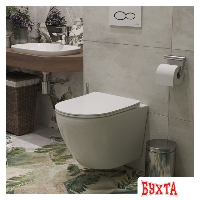 Унитаз подвесной Roxen Antares 530185-01 Rimless Soft Close 3