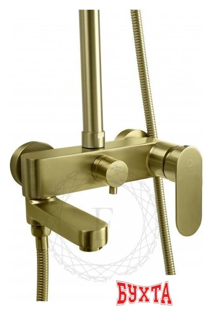 Душевая система Filarete Retta FL2030 (матовое золото) 2
