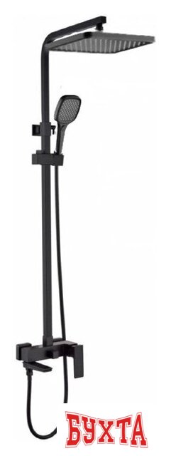 Душевая система Filarete Linea FL2060 (черный матовый)