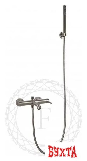 Смеситель Filarete Roun FL2120 (никель) 4