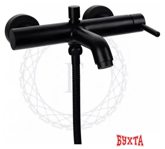Смеситель Filarete Roun FL2120 (черный матовый) 3