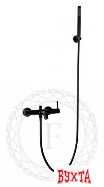 Смеситель Filarete Roun FL2120 (черный матовый) 4