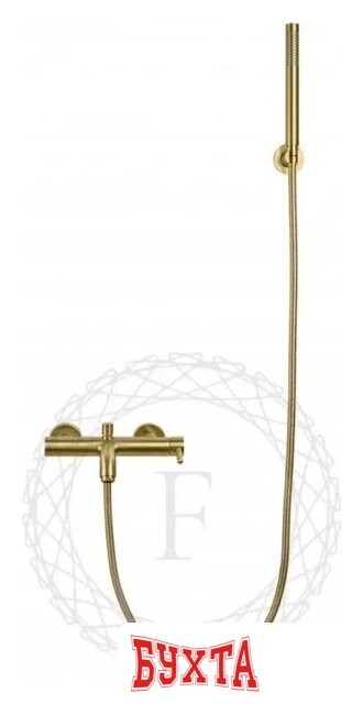Смеситель Filarete Roun FL2120 (золото матовый) 3