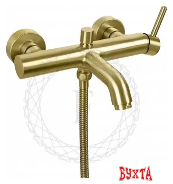 Смеситель Filarete Roun FL2120 (золото матовый) 4