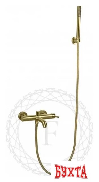 Смеситель Filarete Roun FL2120 (золото матовый) 5