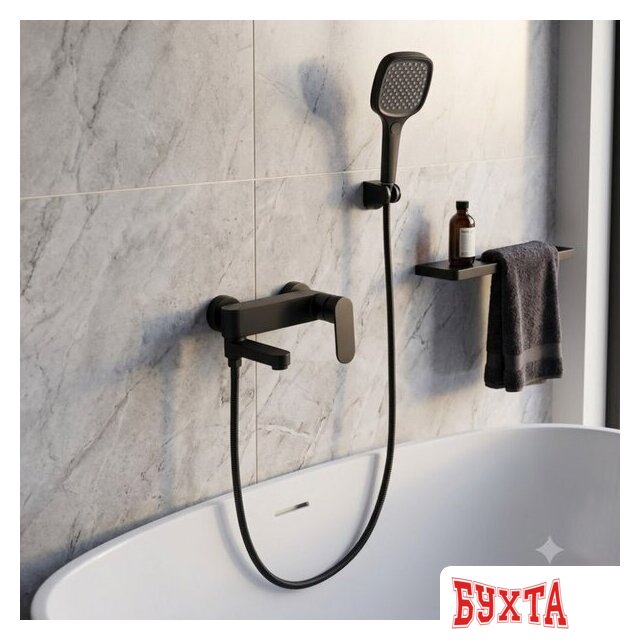 Смеситель Filarete Retta FL2130 (черный матовый) 2