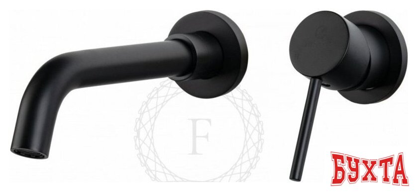 Смеситель Filarete Roun FL4020 (черный матовый) 3