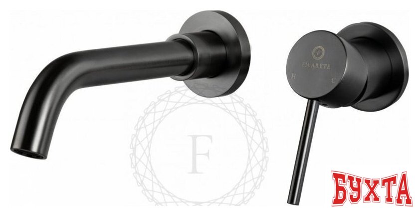 Смеситель Filarete Roun FL4020 (графит) 3